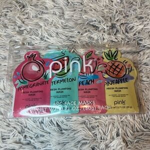 Pink viva 4 piece face masks